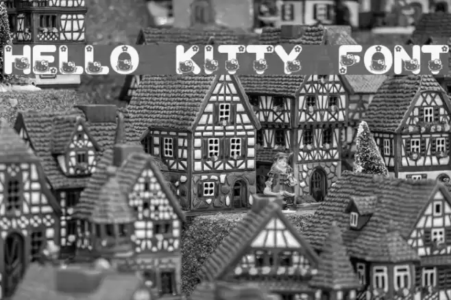 HELLO KITTY FONT Font examples