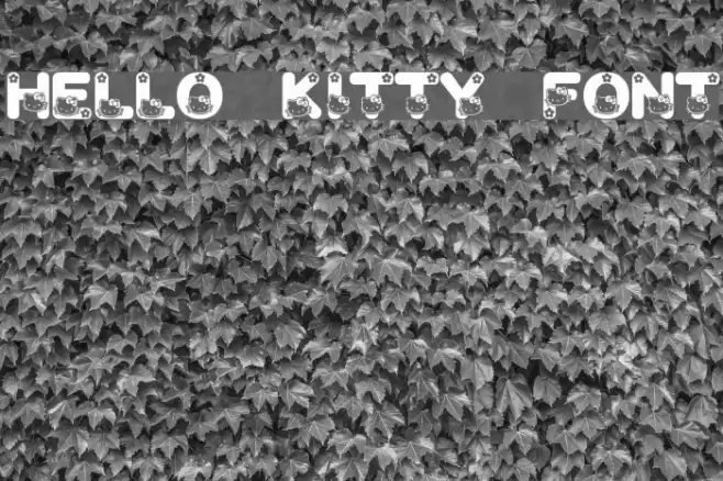 HELLO KITTY FONT Font examples