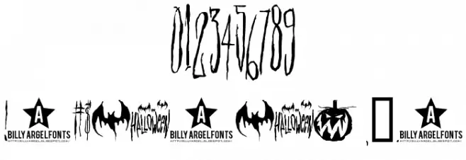 HELLO WEEN FONT Font OTHER CHARS