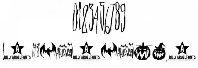 HELLO WEEN FONT Font OTHER CHARS