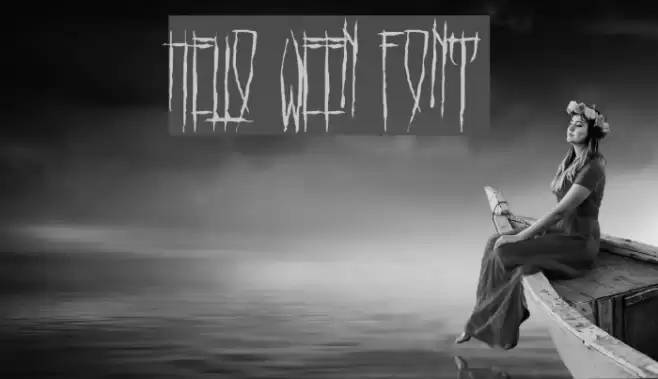 HELLO WEEN FONT Font examples