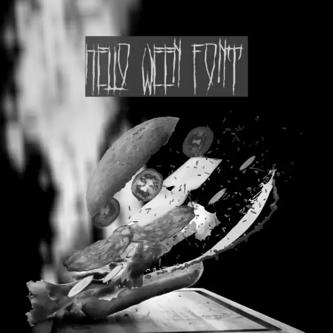 HELLO WEEN FONT Font examples