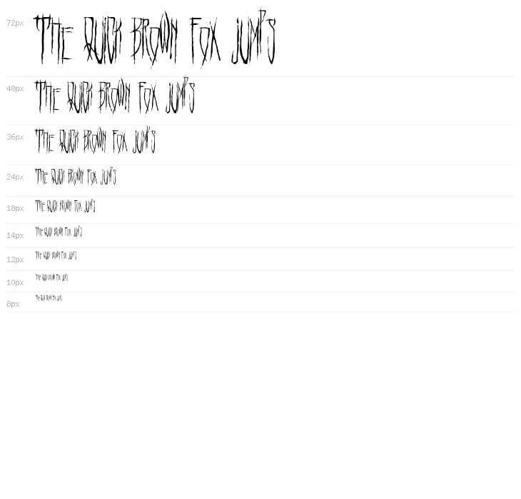 HELLO WEEN FONT Waterfall