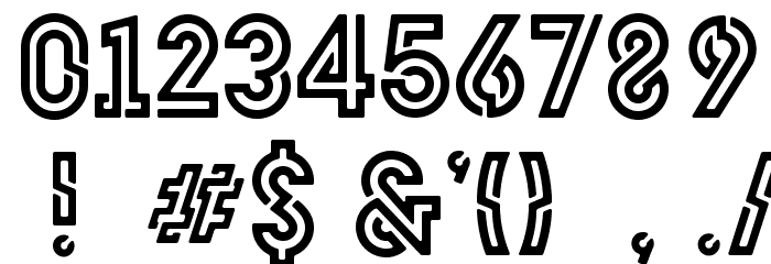 HELLODENVERDISPLAYBOLD-Bold Font OTHER CHARS