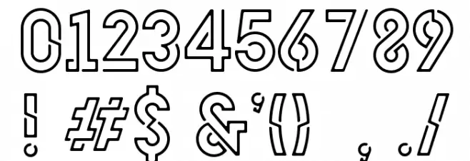 HELLODENVERDISPLAYREGULAR-Regular Font OTHER CHARS