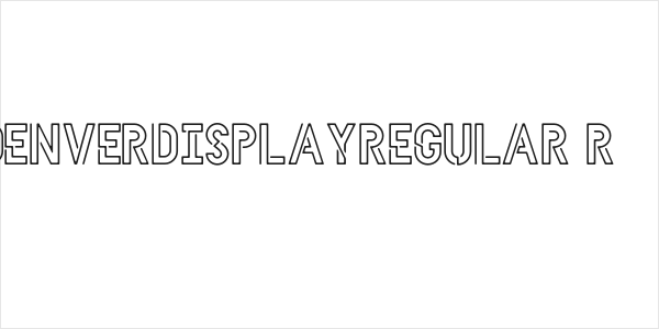 HELLODENVERDISPLAYREGULAR-Regular Logo