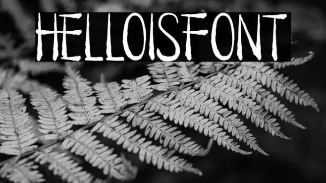 HELLOISFONT Font examples