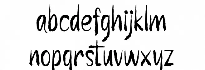 HELLOISFONT फ़ॉन्ट लोअरकेस