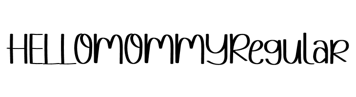HELLOMOMMYRegular  font caratteri gratis