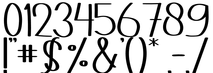 HELLOMOMMYRegular Font OTHER CHARS