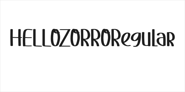 HELLOZORRORegular Logo