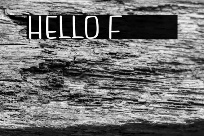HELLO Font examples