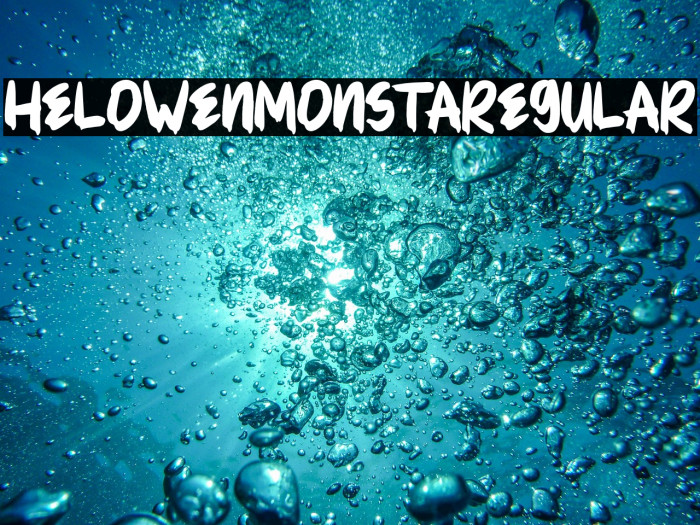 HELOWENMONSTARegular Example 1