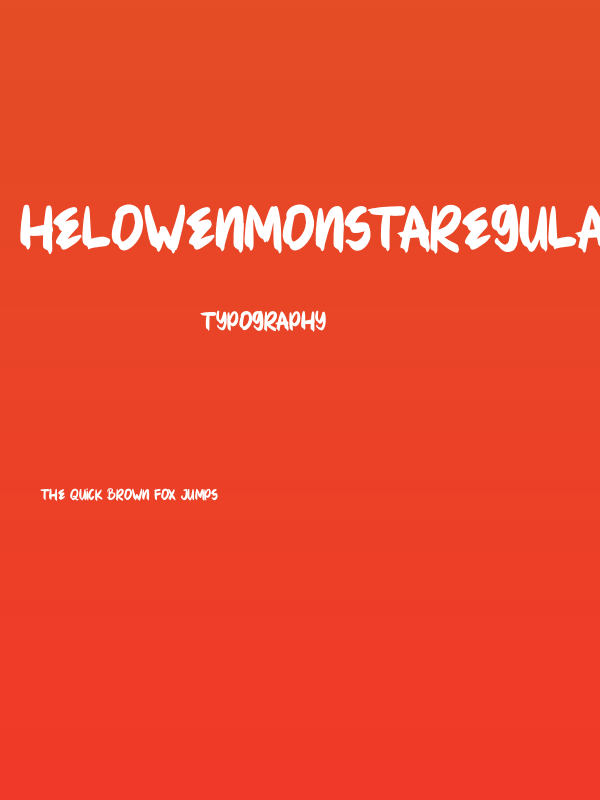 HELOWENMONSTARegular Poster