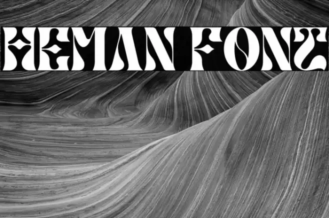 HEMAN Font examples