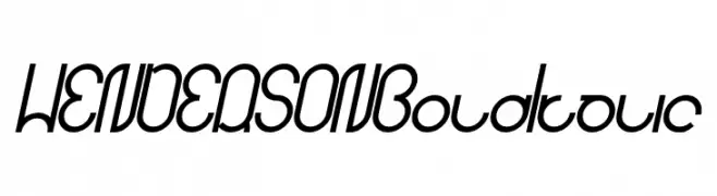 HENDERSON Bold Italic  नि: शुल्क फ़ॉन्ट्स डाउनलोड