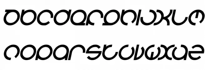 HENDERSON Bold Italic Caratteri MINUSCOLO