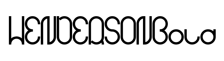 HENDERSON Bold  Скачать бесплатные шрифты