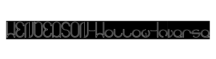 HENDERSON-Hollow-Inverse  Frei Schriftart Herunterladen
