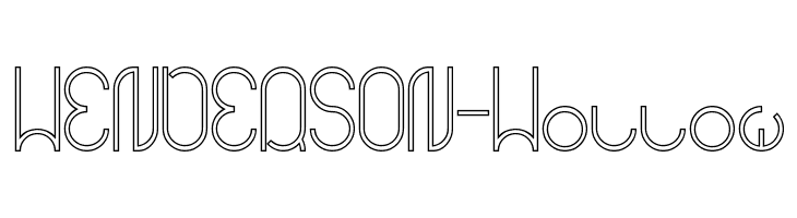HENDERSON-Hollow  baixar fontes gratis