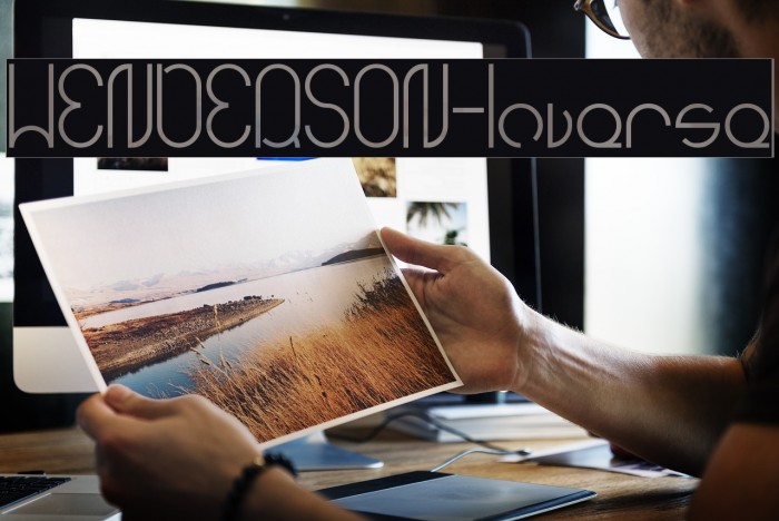 HENDERSON-Inverse Font examples