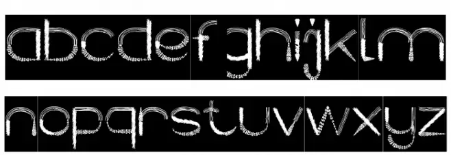 HERBALISM-Inverse خط أحرف صغيرة