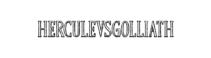 HERCULEVSGOLLIATH Font