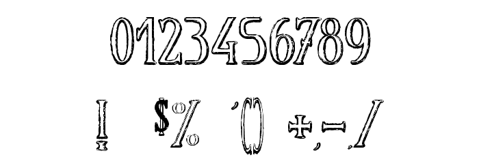 HERCULEVSGOLLIATH Font OTHER CHARS
