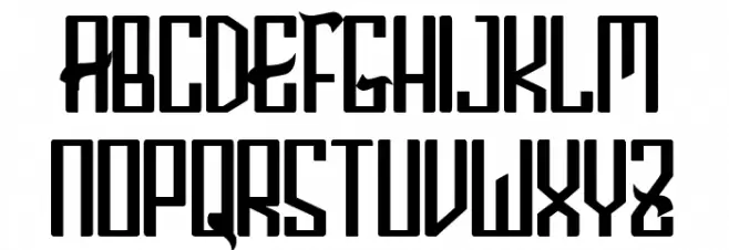 HERISON Schriftart Groß