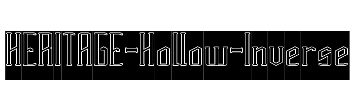 HERITAGE-Hollow-Inverse  Free Fonts Download