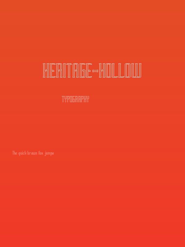 HERITAGE-Hollow Poster