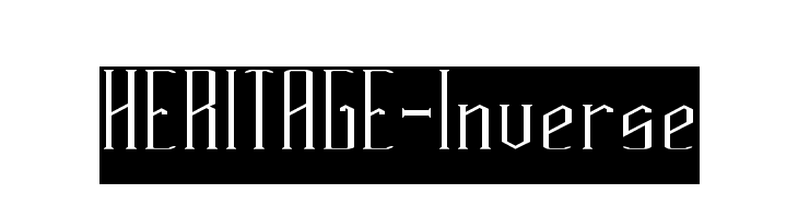 HERITAGE-Inverse  font caratteri gratis