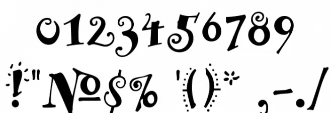 HERMAN(RUS BY LYAJKA) Font OTHER CHARS