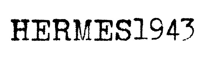 HERMES 1943  Скачать бесплатные шрифты