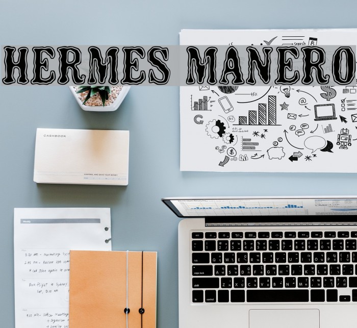 HERMES MANERO Font examples