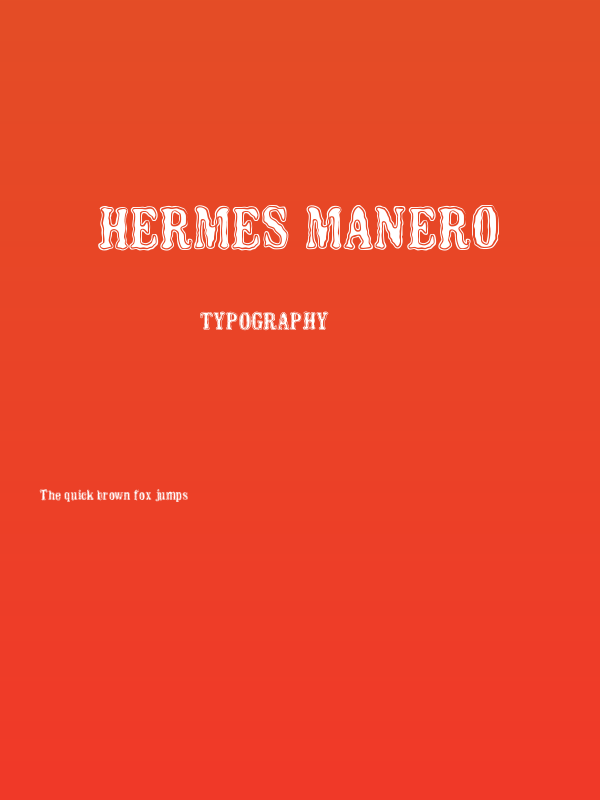 HERMES MANERO Poster