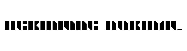 HERMIONE Normal Font