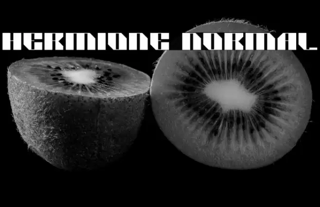 HERMIONE Normal फ़ॉन्ट examples