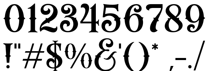HERO BEAM Regular Font OTHER CHARS
