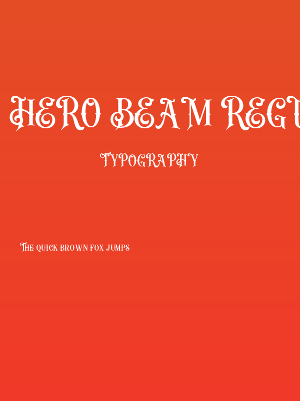 HERO BEAM Regular Poster