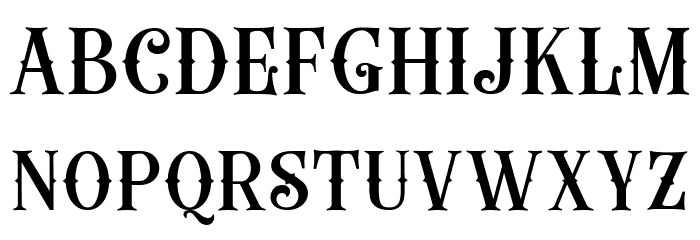 HERO BEAM Regular Font LOWERCASE
