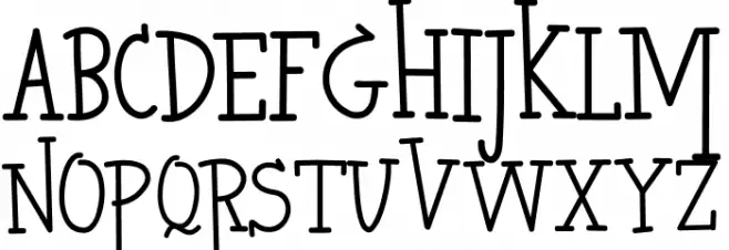 HERO KILLER Font UPPERCASE
