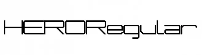 HERO Regular  免费字体下载