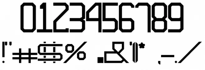 HERO Regular Font OTHER CHARS