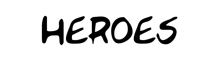 HEROES Font