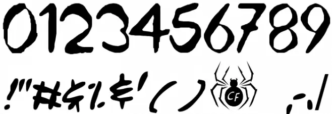 HEROES Font OTHER CHARS