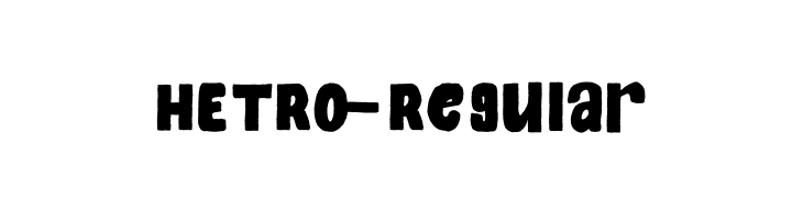 HETRO-Regular  Free Fonts Download