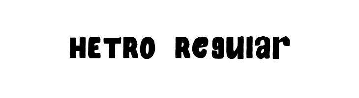 HETRO Regular  Fuentes Gratis Descargar