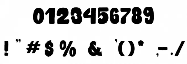 HETRO Regular Font OTHER CHARS