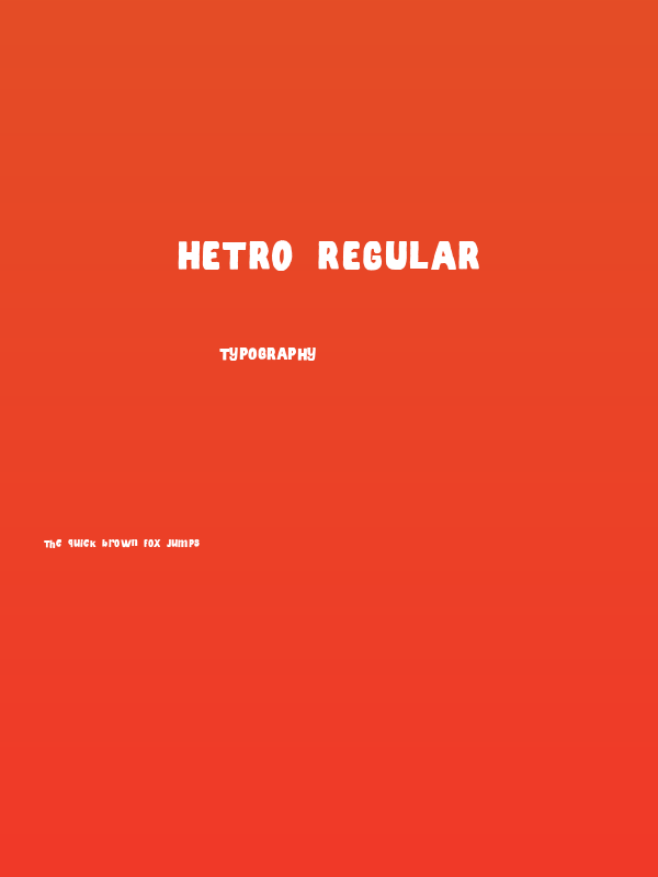 HETRO Regular Poster
